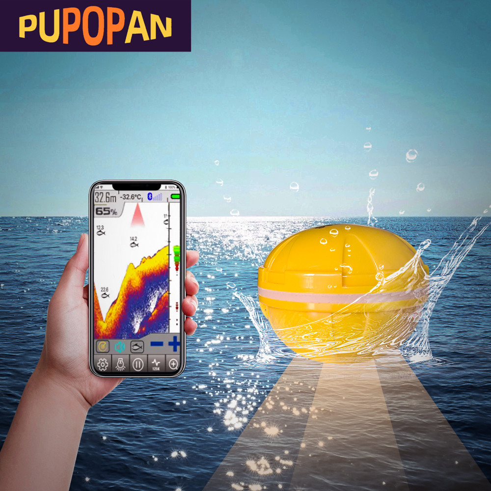 Fish Finder Gps - PUPOPAN 100M nuevo teléfono inteligente buscador