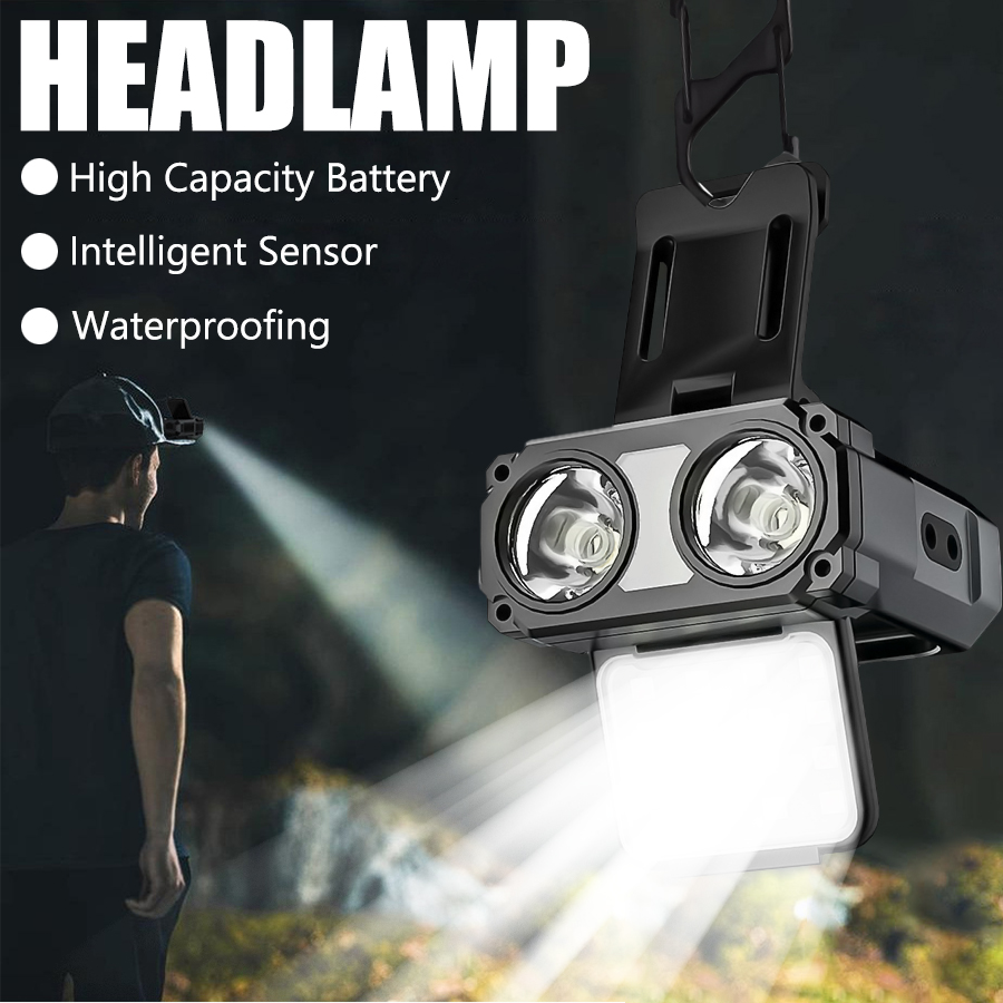 Fishing Light - Sensor COB LED faro tapa Clip