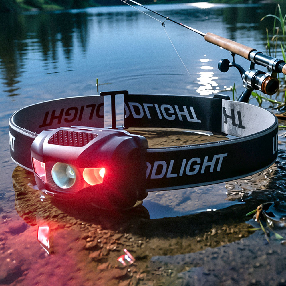 Fish Finder Battery - Linterna Frontal de Pesca de Última