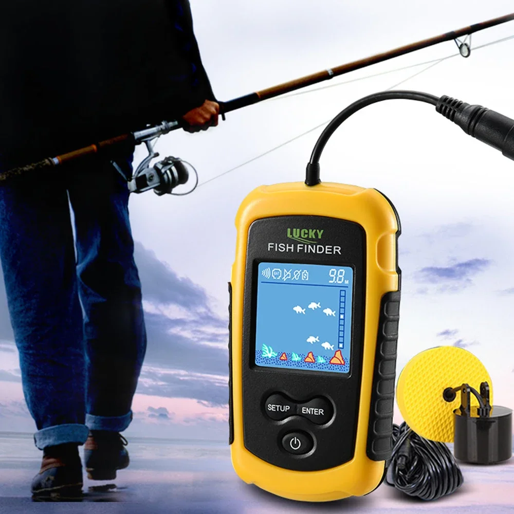 Lucky LCD pantalla a Color por - Fishing Depth Finder reseña y precio