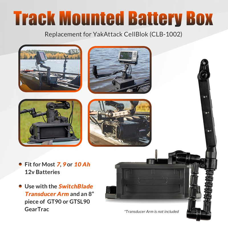 Caja de batería montada en pis - Fish Finder Battery reseña y precio