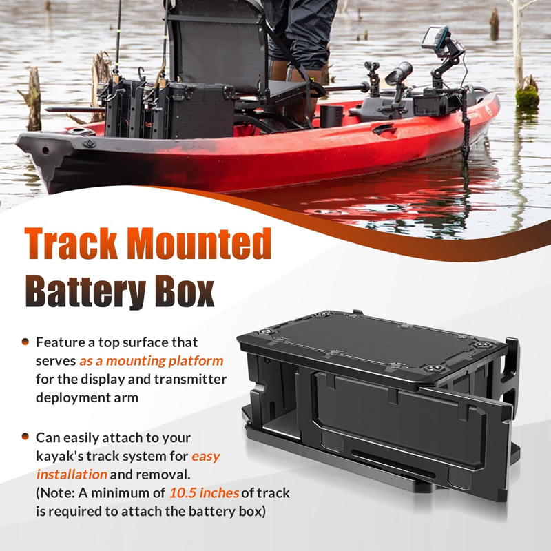 Caja de batería montada en pis - Fish Finder Battery reseña y precio